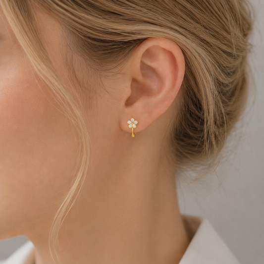 Daisy ørering, forgyldt