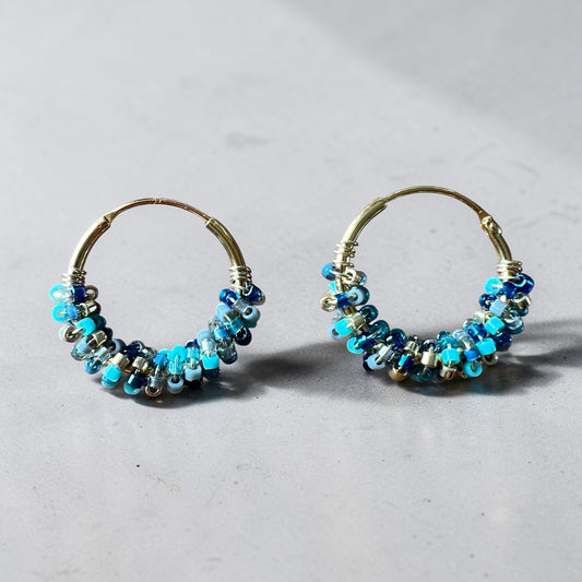 Olivia øreringe, Sky forgyldt