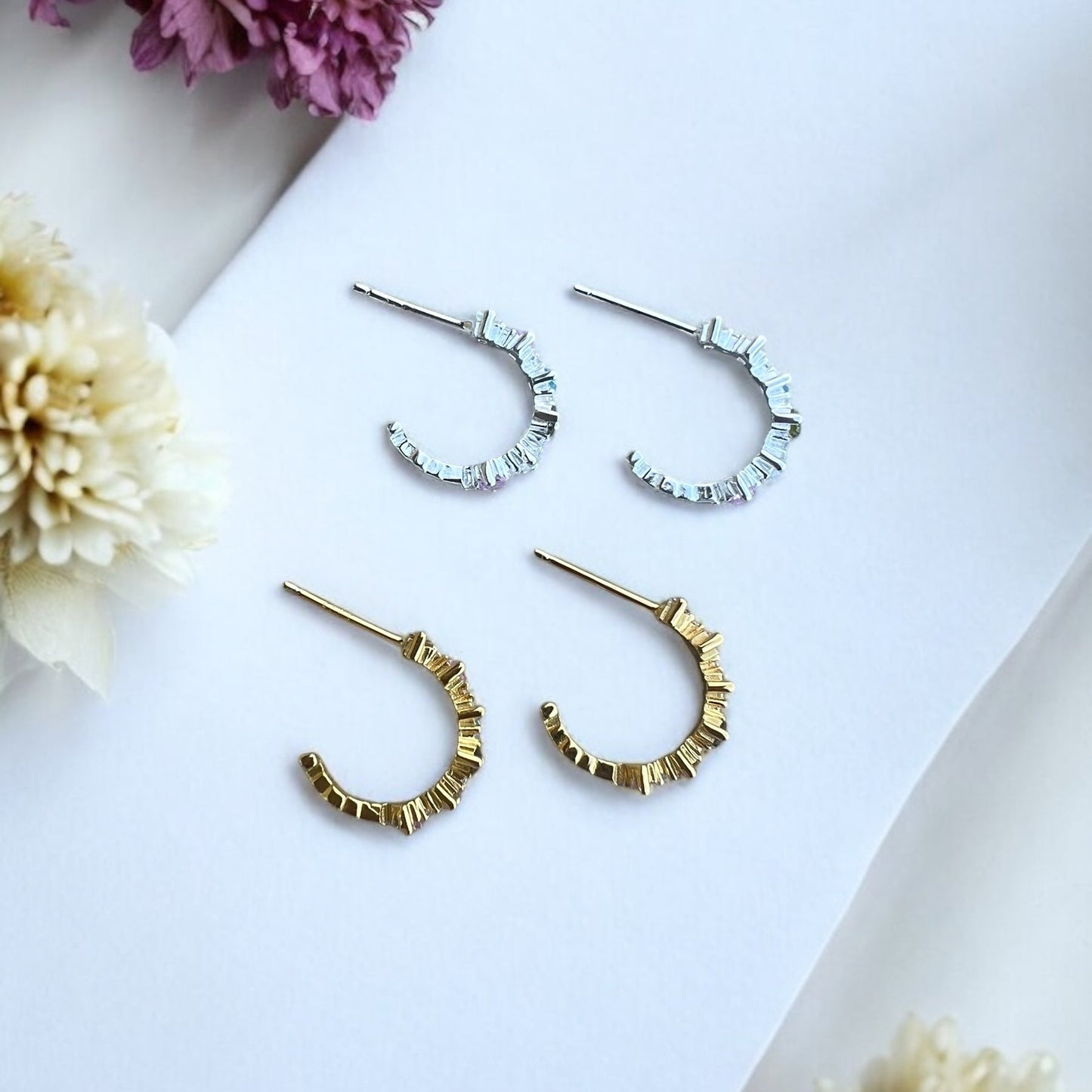 Isabella øreringe, forgyldt