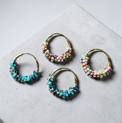 Olivia øreringe, Earth forgyldt