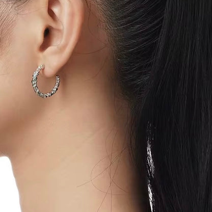 Ines øreringe, sølv