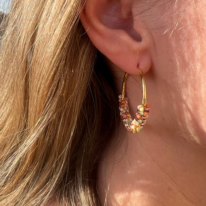 Olivia øreringe, Earth forgyldt