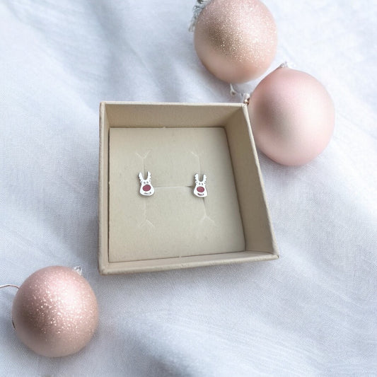 Rudolf-øreringe, sølv