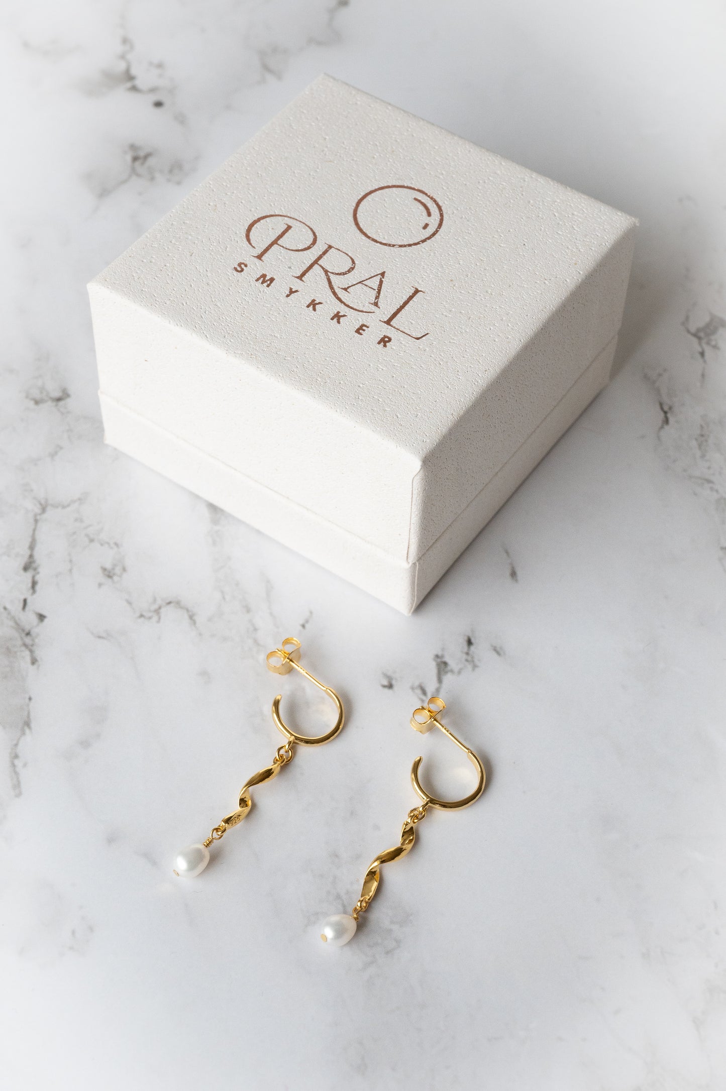 Johanne øreringe, forgyldt