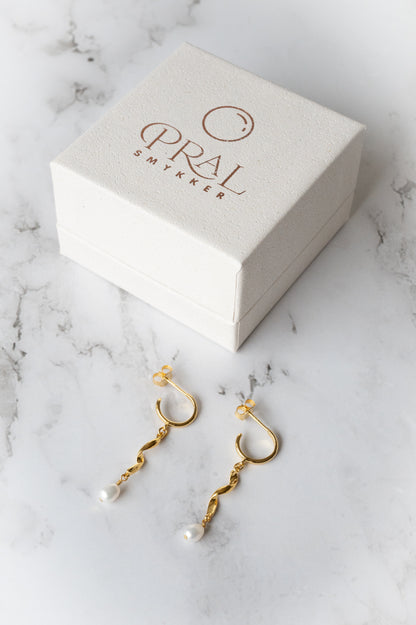 Johanne øreringe, forgyldt