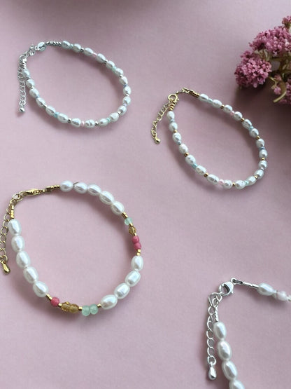 Liva armbånd, forgyldt