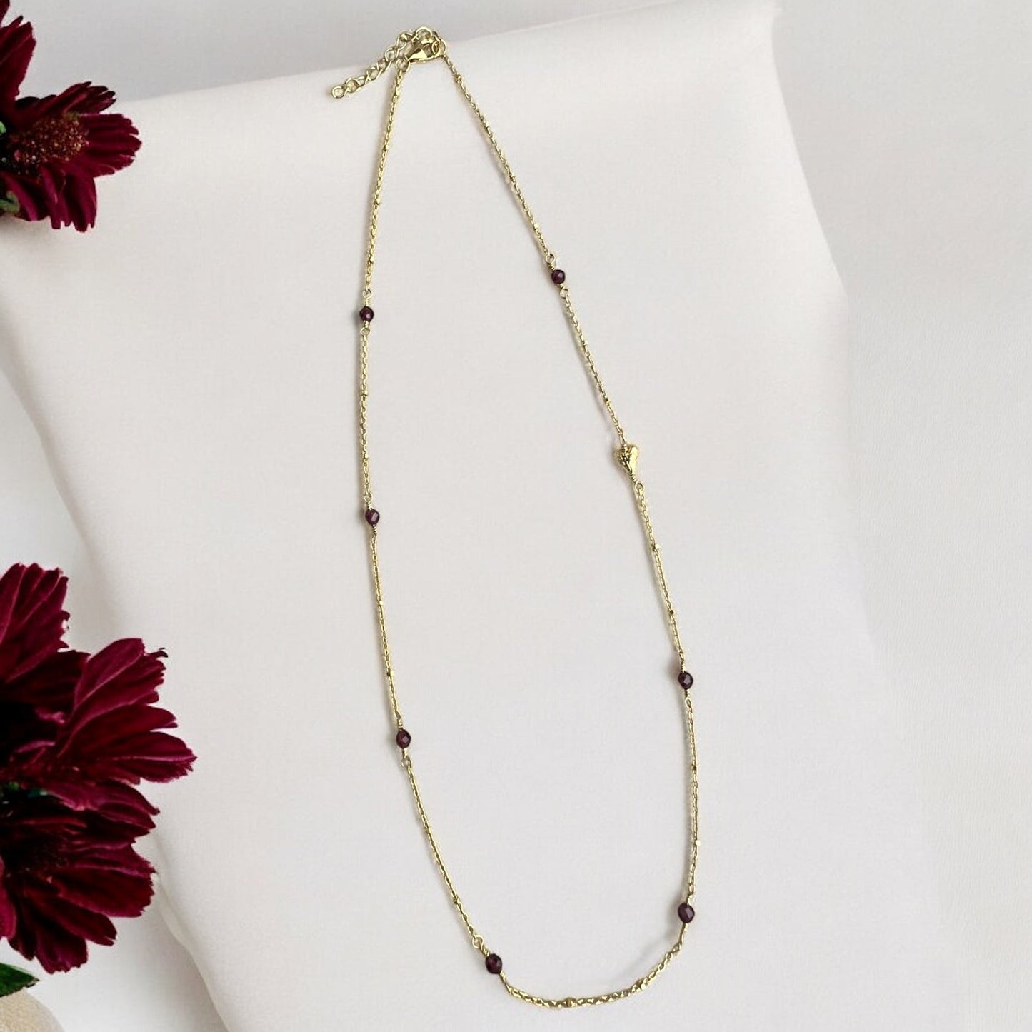 Noelle halskæden, forgyldt