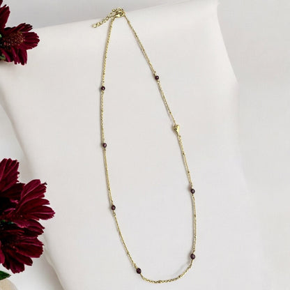 Noelle halskæden, forgyldt