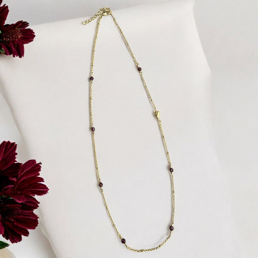 Noelle halskæden, forgyldt