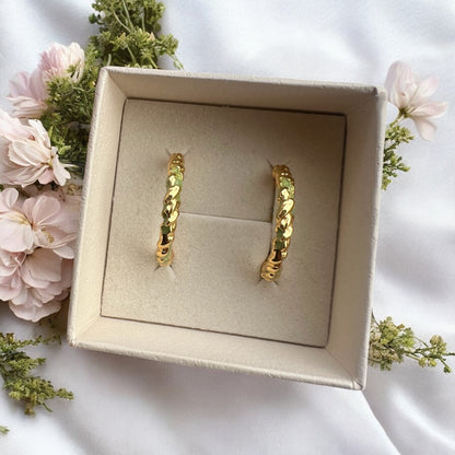 Ines øreringe, forgyldt