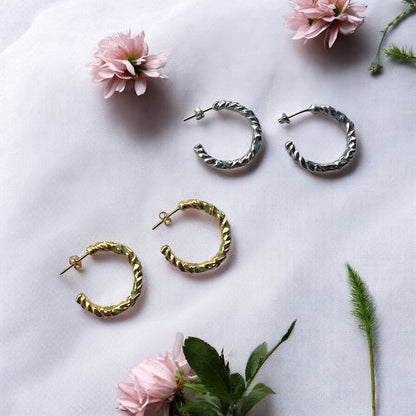 Ines øreringe, sølv