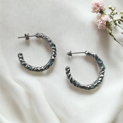 Ines øreringe, sølv