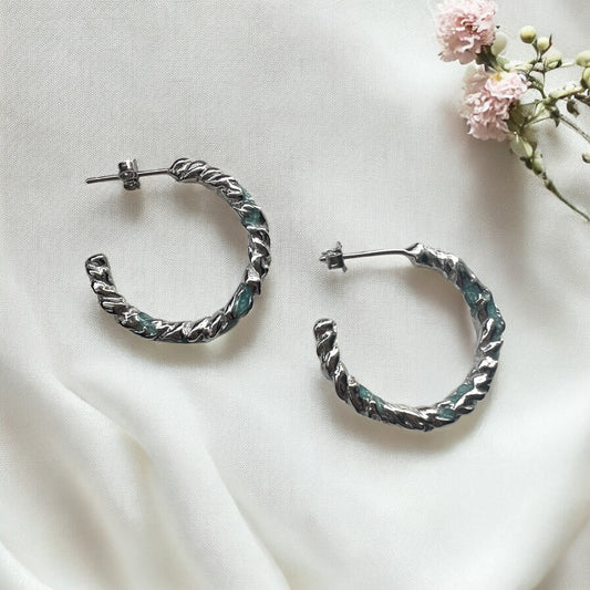 Ines øreringe, sølv