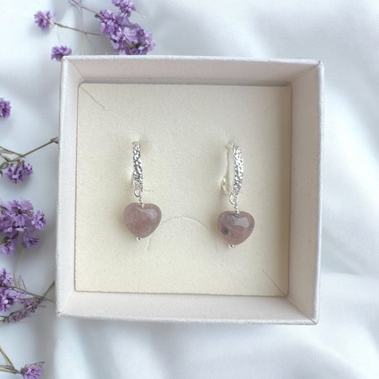 Amora øreringe, sølv