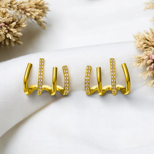 Ellen ørestikker, forgyldt