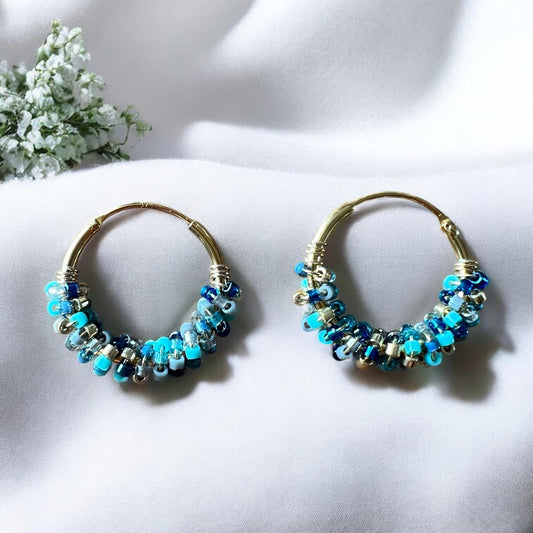 Olivia øreringe, Sky forgyldt