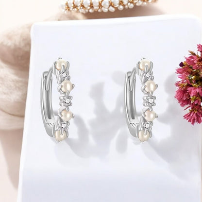 Alma øreringe, sølv