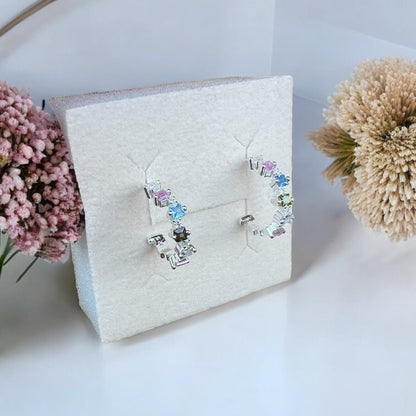 Isabella øreringe, sølv