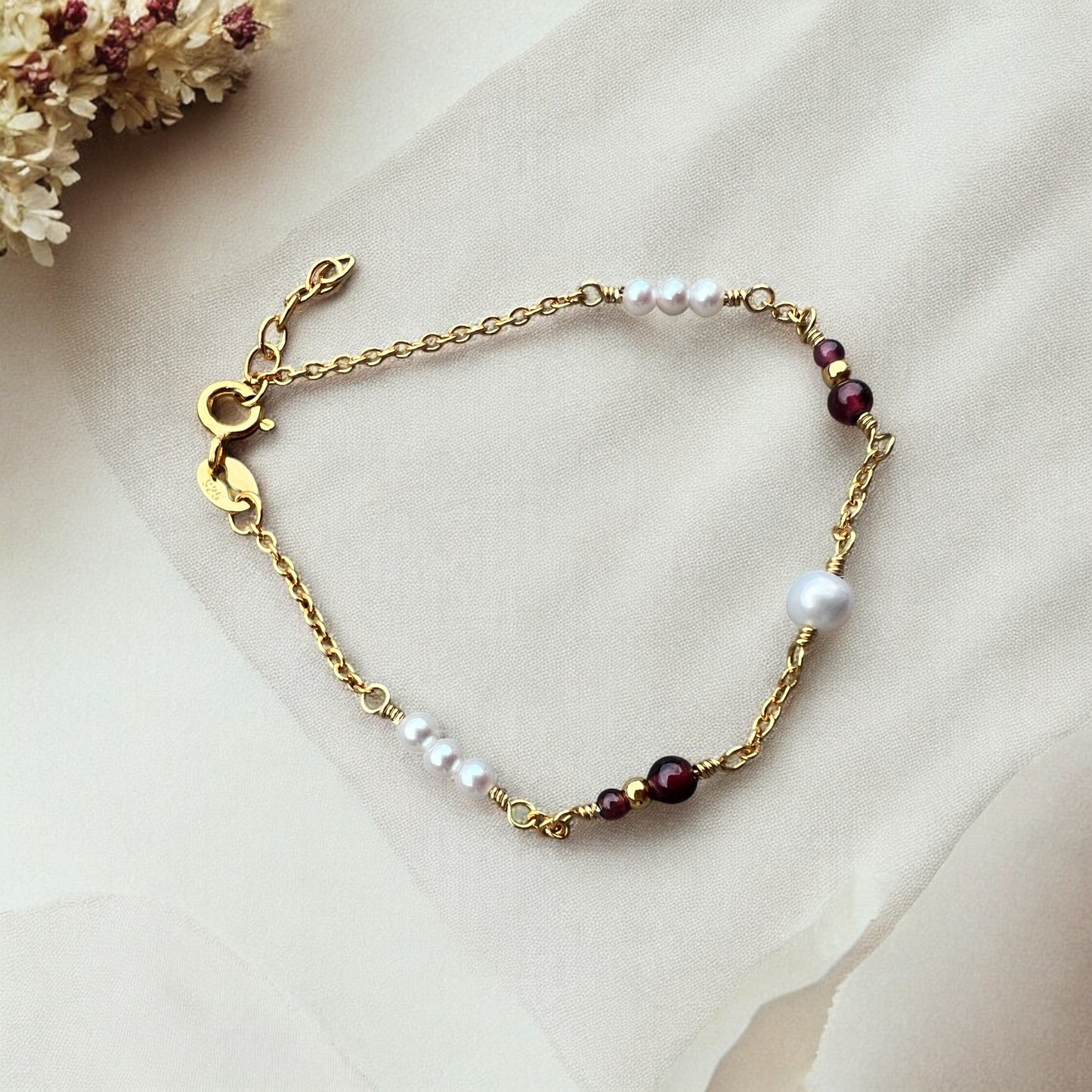 Freja armbånd, forgyldt