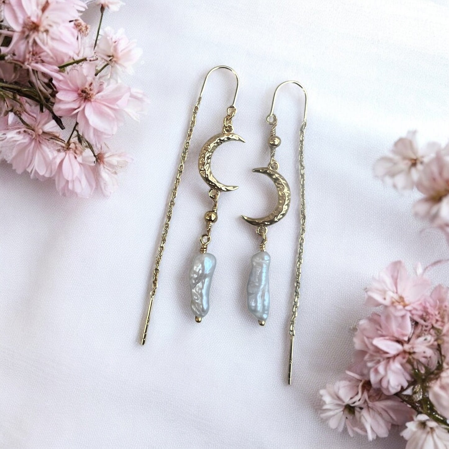 Inger luxe øreringe, forgyldt