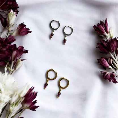 Freja øreringe, forgyldt